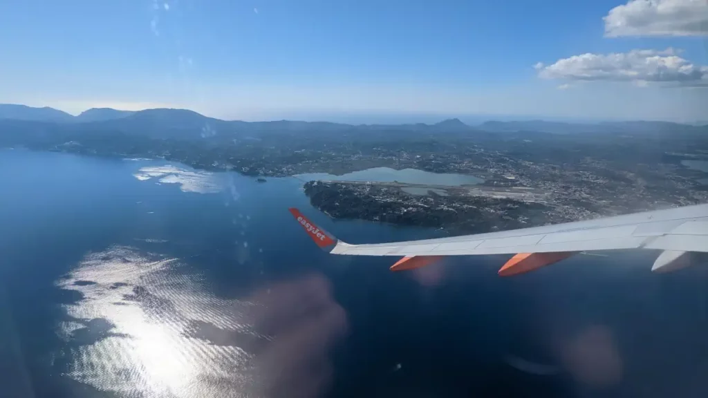 Aperçu ile grece Corfou depuis avion pas cher easyJet