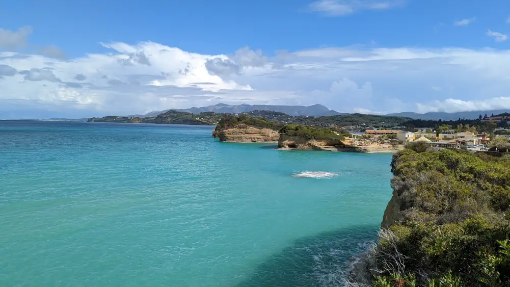 Falaises canal amour ile grece Corfou