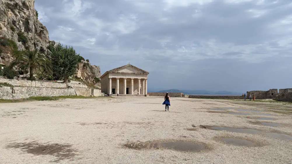 Temple gratuit vieux fort Corfu