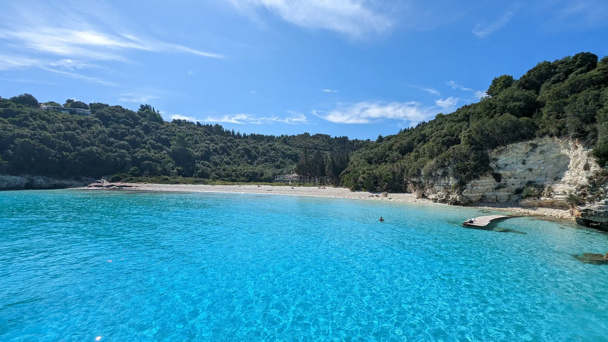 visiter corfou 1 semaine plage paralia voutoumi ile greque antipaxos