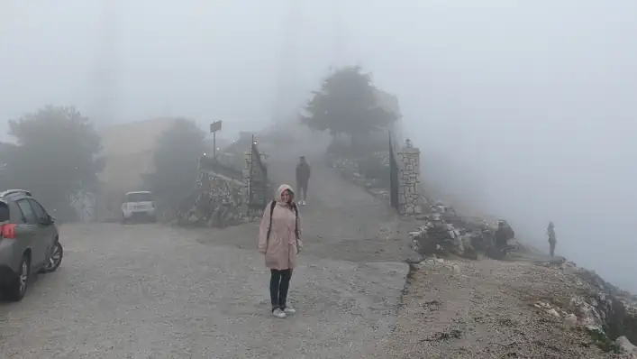 brume monastere mont pantokrator